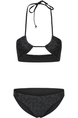 Fila Sagres Multiway Bikini Aop Sport Women Sports Clothes Sport Swimwear Sport Bikinis Black