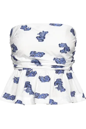 Baum und Pferdgarten Marie Tops Blouses Sleeveless Blue