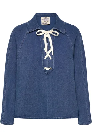 Baum und Pferdgarten Madia Tops T-shirts & Tops Long-sleeved Blue