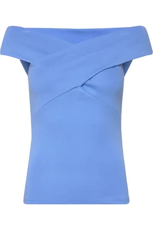 Andiata Abelena Designers T-shirts & Tops Short-sleeved Blue