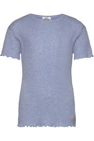 Mads Norgaard Pointella Trixina Tee Tops T-shirts Short-sleeved Blue