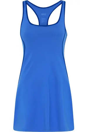 GIRLFRIEND COLLECTIVE Tipped Paloma Dress Lyhyt Mekko Blue
