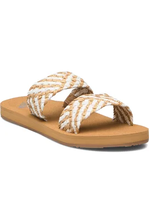 Roxy Porto Slide Ii Matalapohjaiset Sandaalit Beige