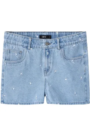 LMTD Nlfembizza Dnm Nw Shorts Bottoms Shorts Blue