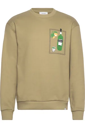 Les Deux Dorian Sweatshirt Tops Sweat-shirts & Hoodies Sweat-shirts Green