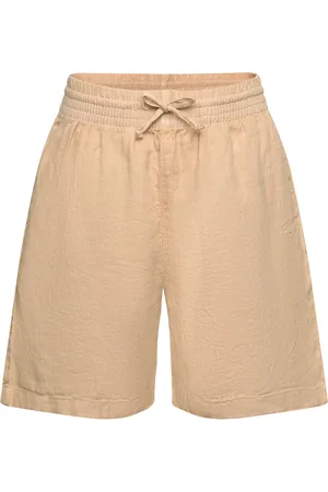 GANT Relaxed Linen Shorts Bottoms Shorts Casual Beige