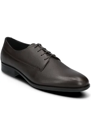 HUGO BOSS Colby_Derb_Stpr Shoes Business Derby Shoes Brown