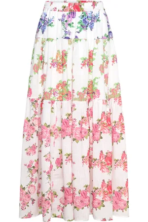 Lollys Laundry Sunsetll Maxi Skirt Pitkä Hame Multi/patterned