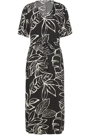 FRANSA Frrelax Dr 2 Polvipituinen Mekko Black
