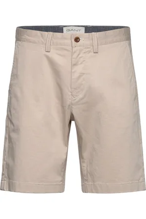 GANT Slim Twill Shorts Bottoms Shorts Chinos Shorts Beige