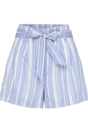 Bruuns Bazaar Swiniesbbbrynja Shorts Bottoms Shorts Paper Bag Shorts Blue