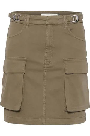 Gestuz Marligz Hw Skirt Lyhyt Hame Khaki Green
