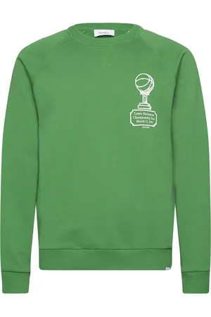 Les Deux Tournament Sweatshirt Tops Sweat-shirts & Hoodies Sweat-shirts Green