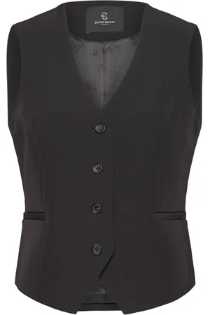 Bruuns Bazaar Rubysusbbbielle Waistcoat Blazers Sleeveless Blazers Black