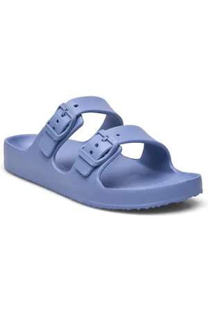 MANGO Flip Flops Buckles Shoes Summer Shoes Sandals Blue