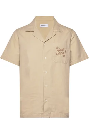 Maison Labiche Germain Maison Labiche Flower Designers Shirts Short-sleeved Beige
