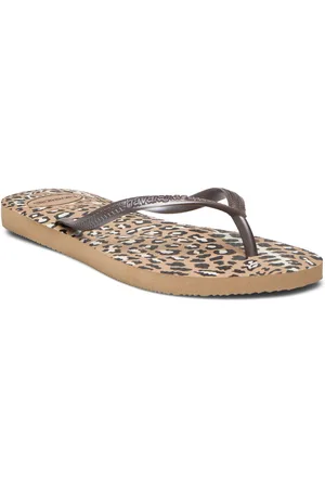 Havaianas Hav Slim Animals Shoes Summer Shoes Sandals Flip Flops Brown