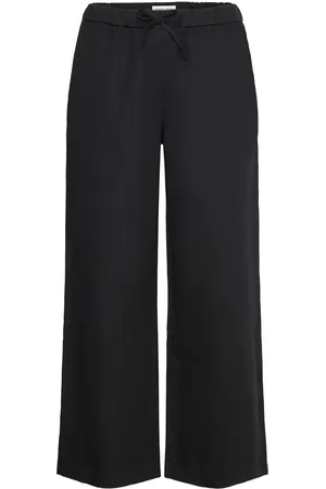 Maison Labiche Lauth Nb Bottoms Trousers Wide Leg Navy