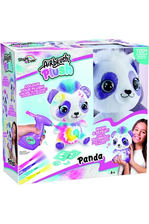 Airbrush Plush Panda Toys Creativity Drawing & Crafts Craft Craft Sets Multi/patterned