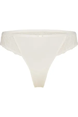 HUGO BOSS Brazilian Bianca Stringit Alusvaatteet White