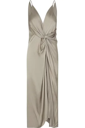 Second Female Aygo Strap Dress Maksimekko Juhlamekko Brown
