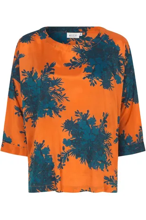 Masai Mabecca Tops T-shirts & Tops Short-sleeved Orange