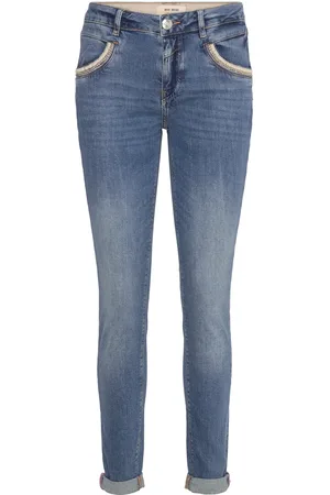 Mos Mosh Mmnaomi Mateos Jeans Bottoms Jeans Tapered Jeans Blue