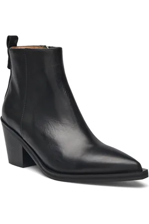 HUGO BOSS Ella_Bootie60_C Shoes Boots Ankle Boots Ankle Boots With Heel Black
