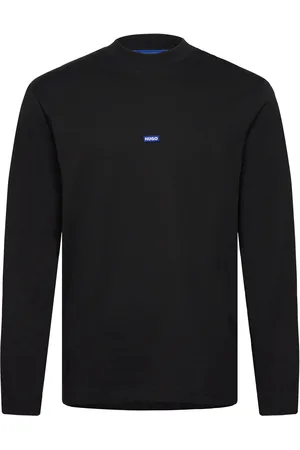 Hugo Blue Nilongti Tops Sweat-shirts & Hoodies Sweat-shirts Black