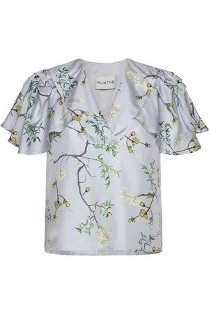 Munthe Opi Tops Blouses Short-sleeved Multi/patterned