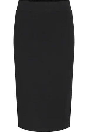 VILA Vilie Hw Tube Skirt - Noos Polvipituinen Hame Black