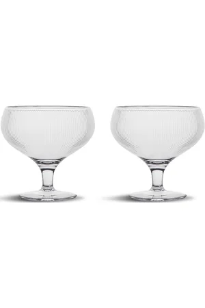Sagaform Billi Coupe Glass - Rpet Plastic Home Tableware Glass Champagne Glass Nude