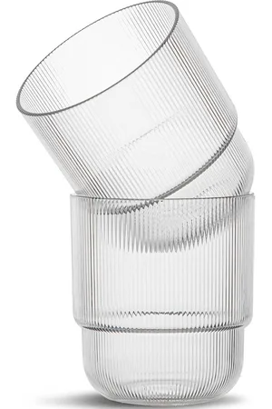 Sagaform Billi Water Glass - Rpet Plastic Home Tableware Glass Drinking Glass Nude