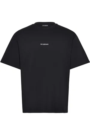 HAN Kjøbenhavn Daily Over D Tee Designers T-shirts Short-sleeved Black