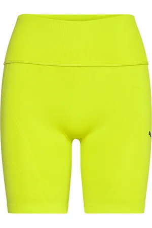 PUMA Shapeluxe Seamless Hw 6" Short Tight Sport Shorts Cycling Shorts Green