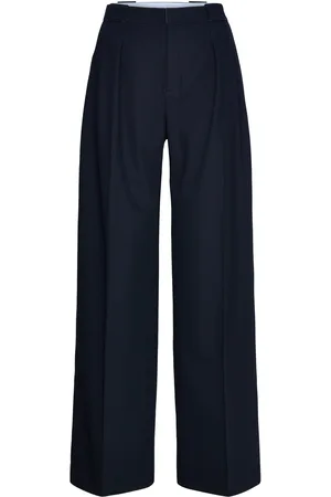 HUGO BOSS C_Tansura Bottoms Trousers Wide Leg Navy