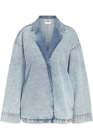 Noisy May Nmbache L/S Blazer Dnm Jckt Az354Lb Fd Farkkutakki Denimtakki Blue