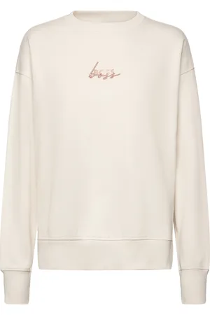 HUGO BOSS C_Eteia_2 Tops Sweat-shirts & Hoodies Sweat-shirts Cream