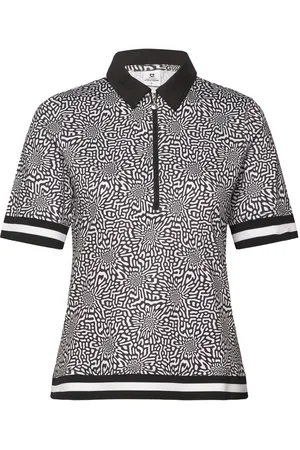 Daily Sports Kyoto 1/2S Polo Shirt Tops T-shirts & Tops Polos Black