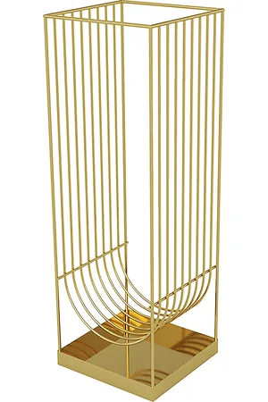 AYTM Curva Umbrella Stand Home Storage Storage Baskets Gold