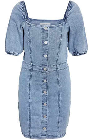 Noisy May Nmhira Ss Short Dress Mb Fd Lyhyt Mekko Blue