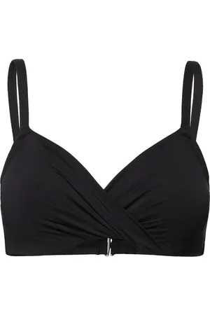 Etam Perfect Swimsuit Underwire Triangle Bra Top Bikiniyläosa Bikiniliivit Black