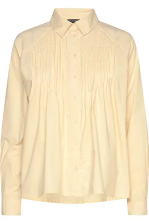 Ilse Jacobsen Shirt Tops Shirts Long-sleeved Yellow