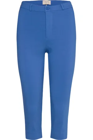 Freequent Fqsolvej-Ca Bottoms Trousers Culottes Blue