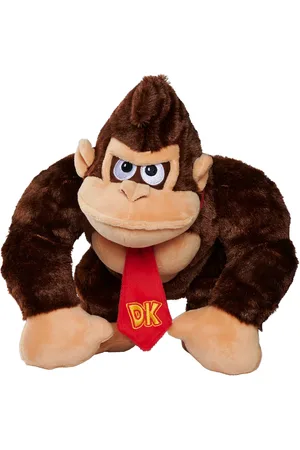 Super Mario Simba Toys Suma Donkey Kong Plush, 27Cm Toys Soft Toys Stuffed Toys Brown