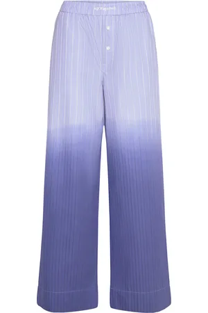 H2OFagerholt Holiday Dip Dye Pants Bottoms Trousers Wide Leg Blue