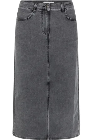 Modstrom Harveymd Skirt Polvipituinen Hame Grey