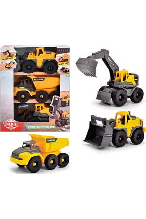 DICKIE TOYS Volvo Construction Set Toys Toy Cars & Vehicles Toy Vehicles Construction Cars Multi/patterned