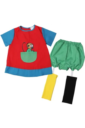 Pippi Langstrømpe Pippi Utklädningskläder 2-4 År Toys Costumes & Accessories Character Costumes Multi/patterned