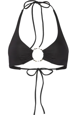 Etam Sables Swimsuit Wireless Triangle Top Swimwear Bikinis Bikini Tops Triangle Bikinitops Black